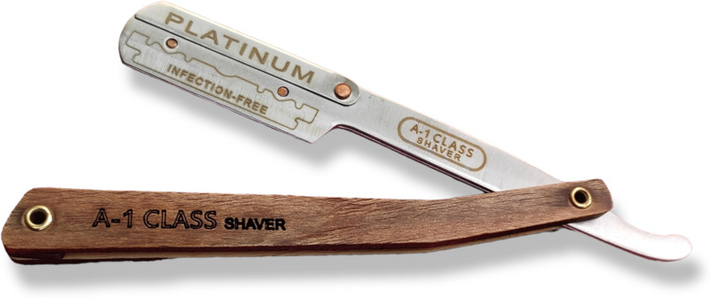 RT SHOP Barber Straight Razor: Premium Stainless Steel Razor for Effortless Shaving, Men & Women