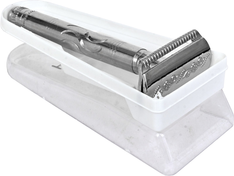 HADII Double Edged Safety Razor Shaving Razor for Men.(Silver, Pack of 1), Men & Women