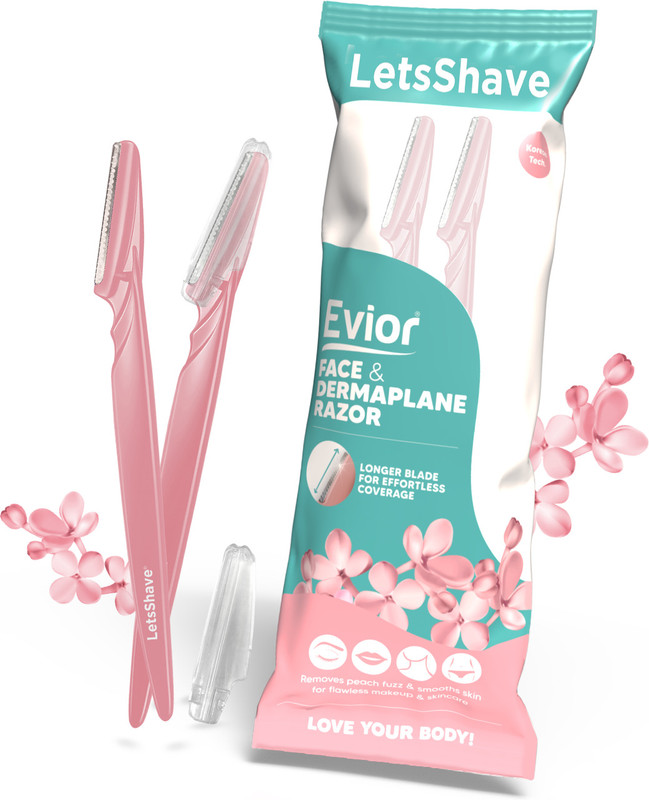 LetsShave Evior Reusable Face Razor, Women(Pack of 2)