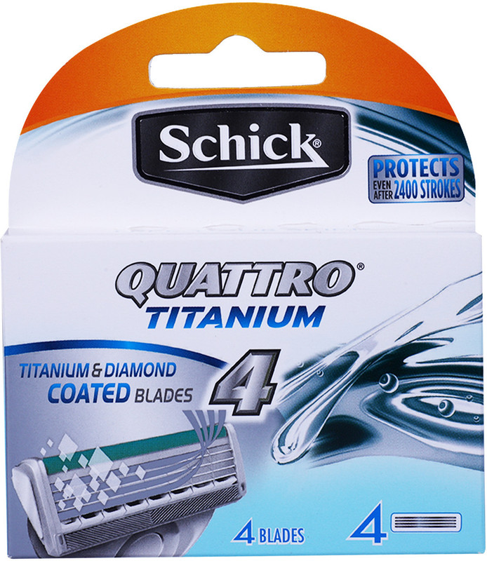 Schick QUATTRO REFILL PACK (4 CART), Men