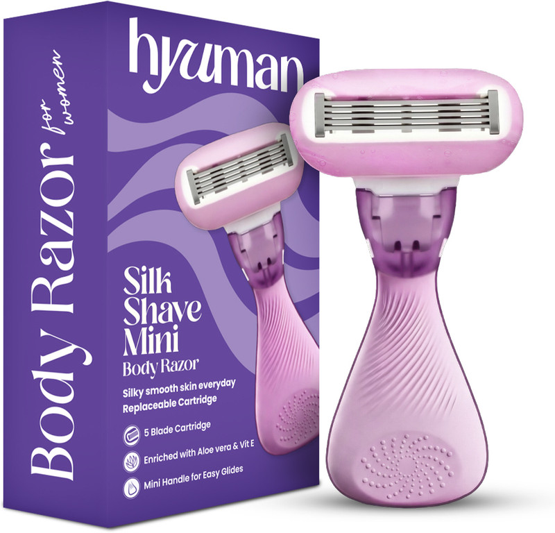 Hyuman Mini Body Shaving for Woman Hair Removal | Without Case | Reusable, Women