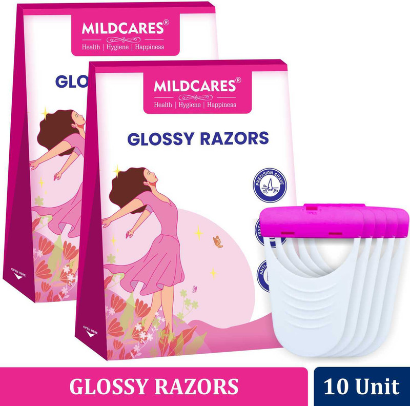 Gynocup Underarm Hair Removal Razor For Women | For Instant Hair Removal| Pack of 10, Men & Women(Pack of 10)