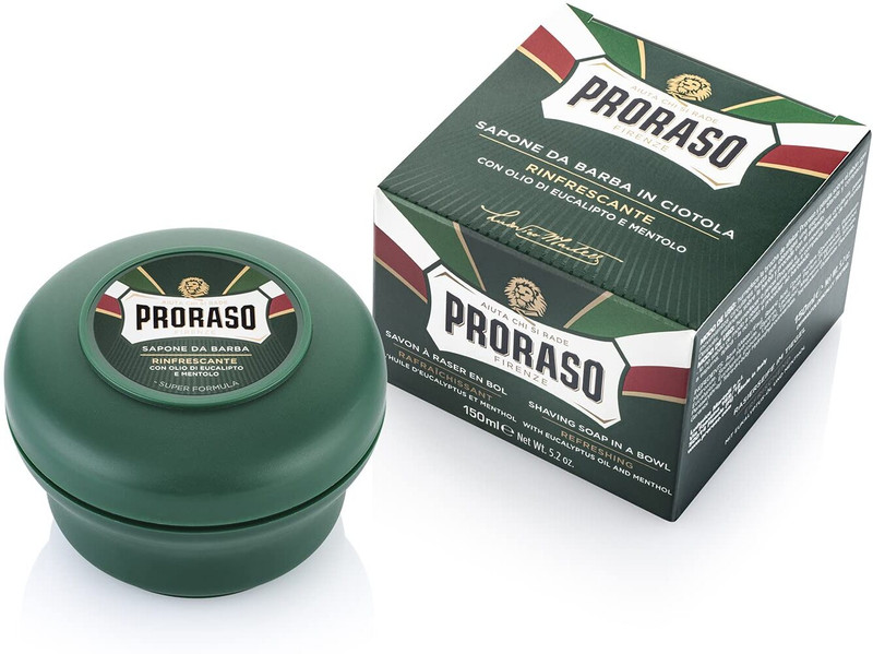 Proraso Refreshing And Invigorating Shaving Soap With Eucalyptus Oil And Menthol Shaving Soap(150 g)