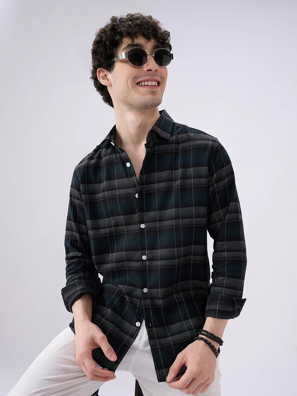 METRONAUT Men Striped Casual Multicolor Shirt