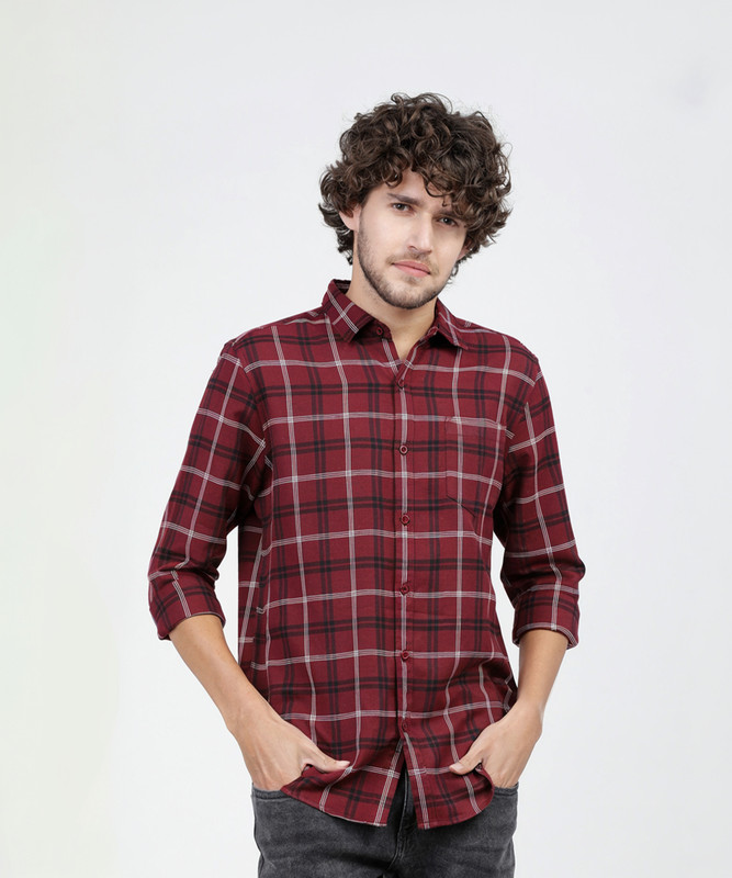KETCH Men Checkered Casual Multicolor Shirt