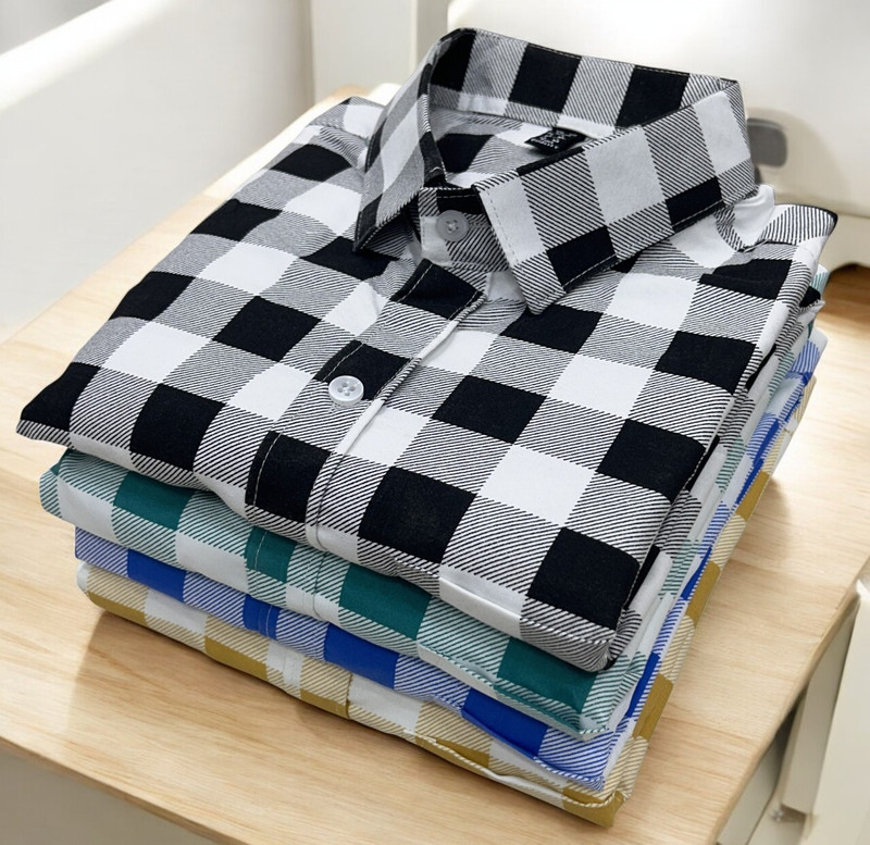StudShirts Men Checkered Casual Multicolor Shirt(Pack of 4) - 68% off at DetectaDeal