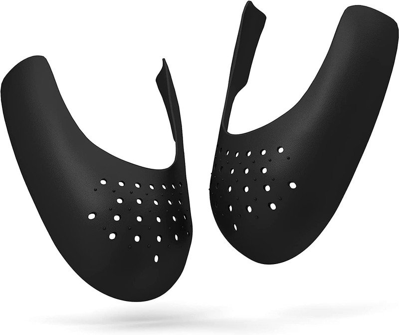 Domica Shoes Protectors Toe Box Defloder Shoes Flod Guards Football Shin Guard(Black)