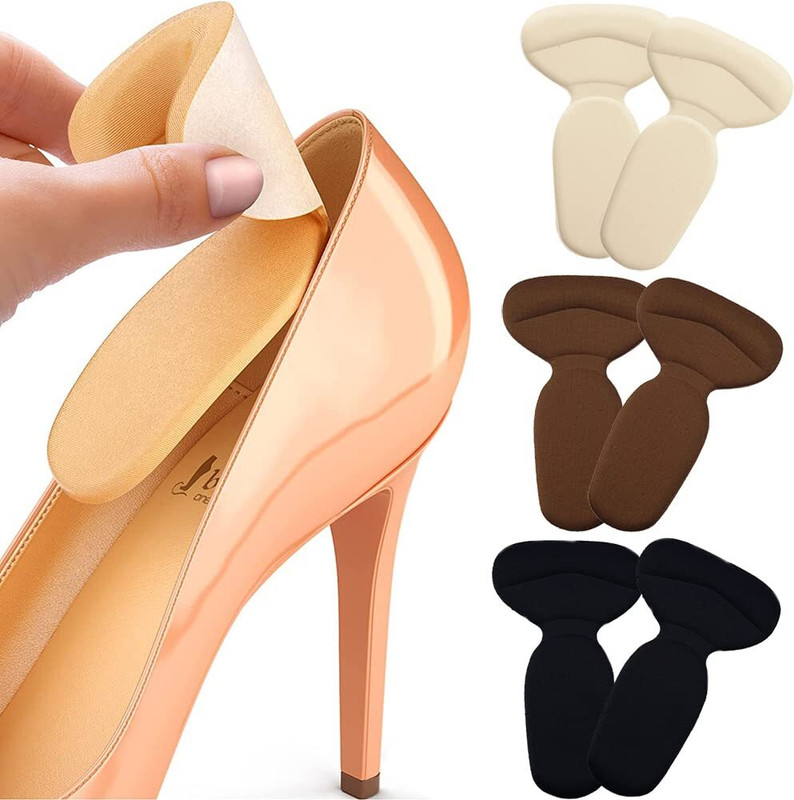 Jiyancreation Soft heel cushion pads for blister and pain relief Heel Support(Multicolor)