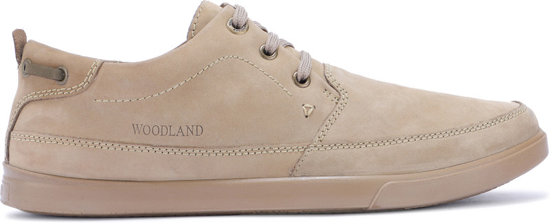 WOODLAND Lace Up Lightweight Breathable Comfortable Daily Use Casuals For Men(Khaki , 10)
