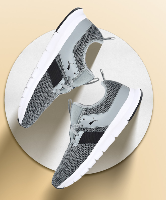 PUMA Flex Hype IDP Running Shoes For Men(Grey , 8)