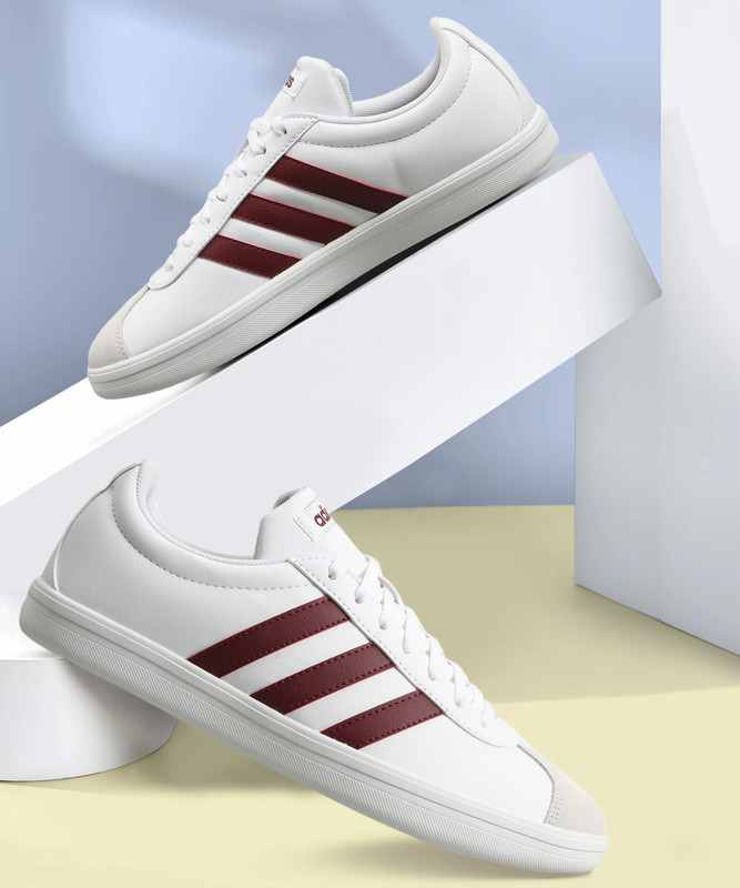 ADIDAS VL COURT BASE IKD Sneakers For Men(White , 10)