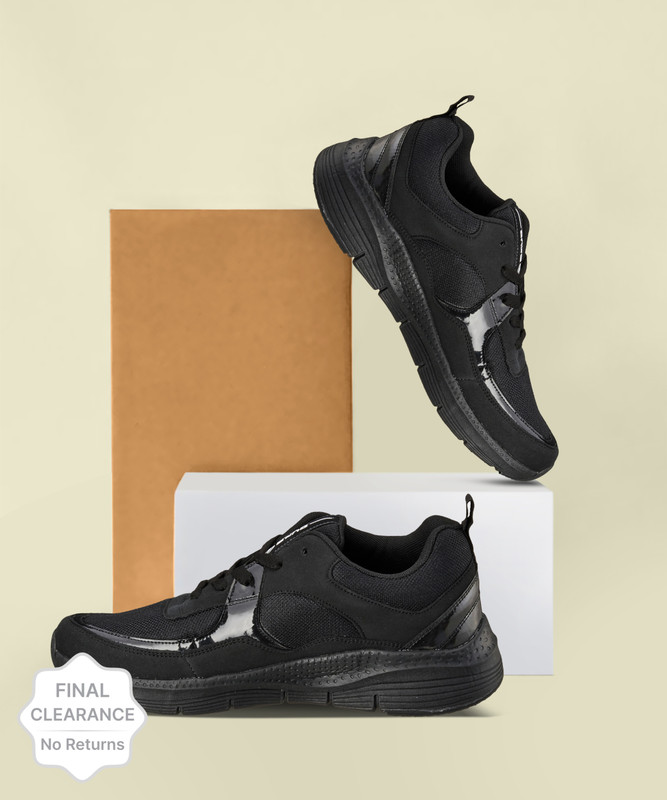 DUKE Running Shoes For Men(Black , 10)