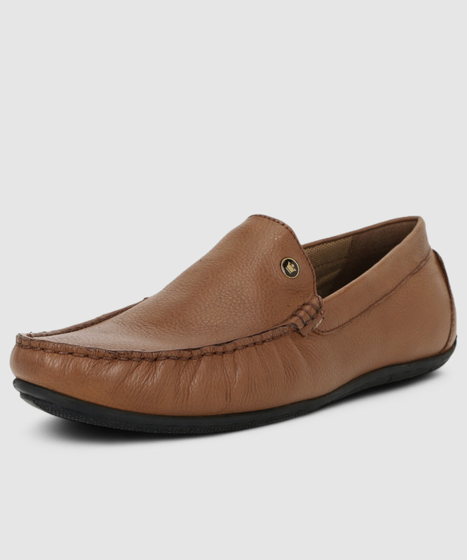 LOUIS PHILIPPE Slip On For Men(Brown , 7)