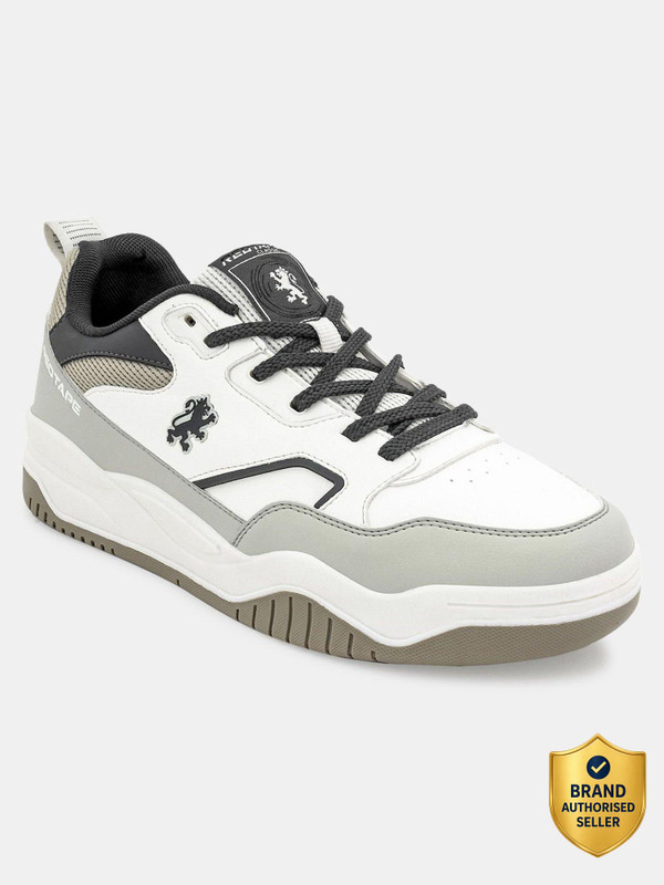 RED TAPE Men's Lifestyle Sneakers for Elevated Everyday Style Sneakers For Men(Grey, White , 8)