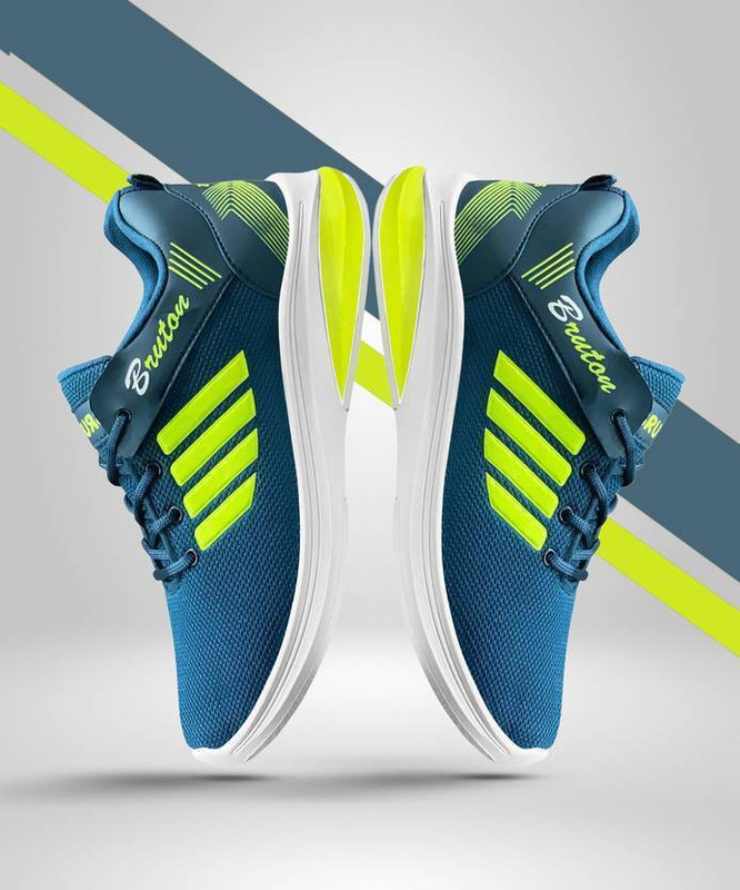 BRUTON Modern Trendy Sneakers Shoes Sneakers For Men(Blue , 8)