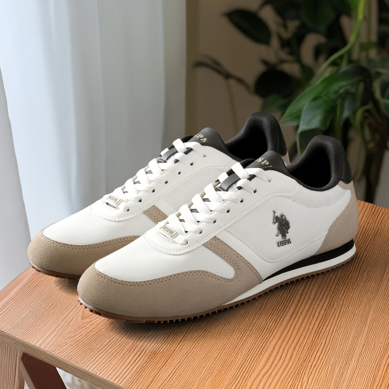 U.S. POLO ASSN. CLEMT 3.0 Sneakers For Men(Beige , 8)
