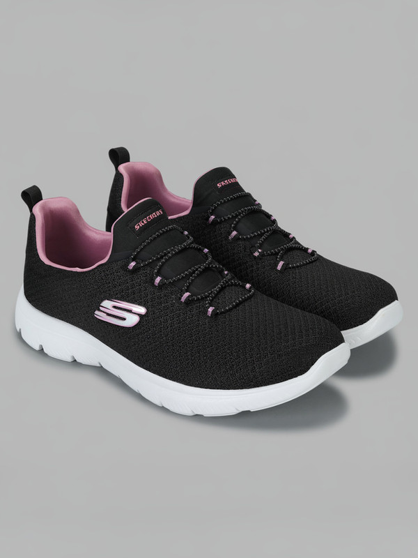 Skechers SUMMITS Sneakers For Women(Black , 5)