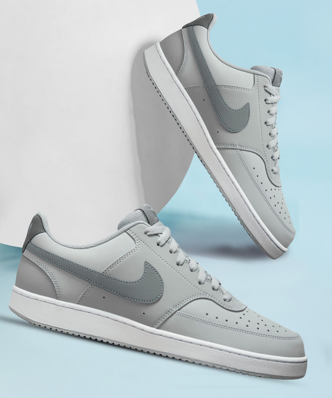 NIKE NIKE COURT VISION LO Sneakers For Men(Grey , 6) - 20% off at DetectaDeal