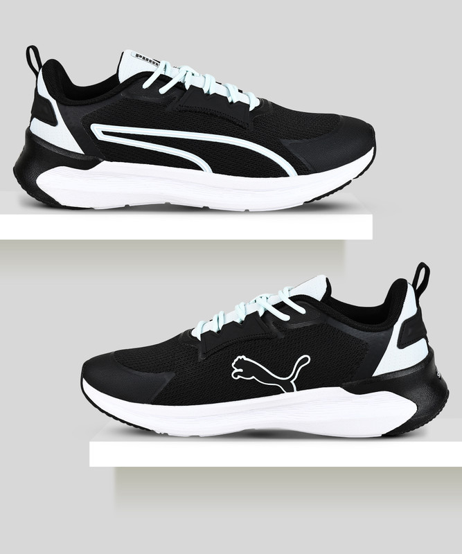 PUMA Running Shoes For Men(Black , 8)