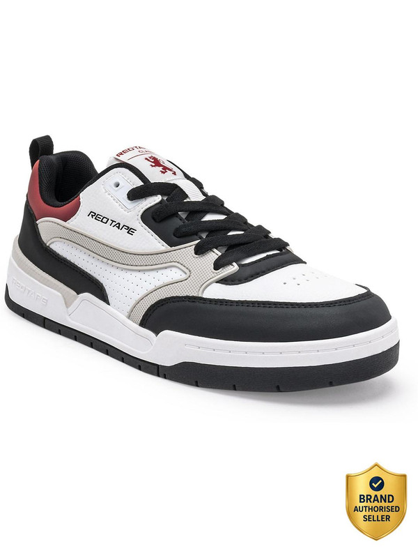 RED TAPE Shoes for Men | Lifestyle Casual Sneakers for Men | Sports Shoes | Walking Shoes Sneakers For Men(White, Black , 9)