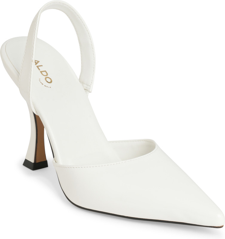 ALDO Zuella Women's White Pumps Slip On For Women(White , 7)