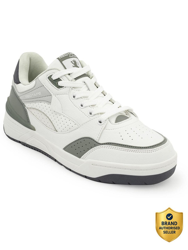 RED TAPE Women's Lifestyle Sneakers for Casual White/Olive