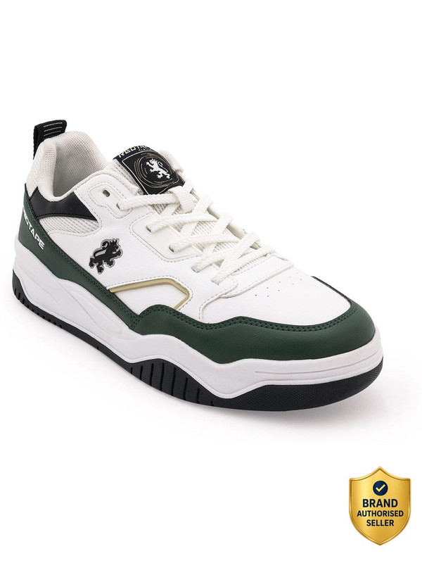 RED TAPE Sneakers for Men | Premium PU Finish, Lace-Up Closure & Stylish Uplift Sneakers For Men(Green, White , 6)