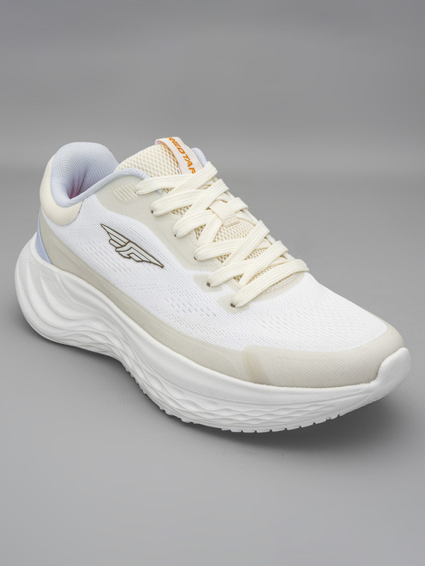 RED TAPE Women's Athleisure Sports Shoes for Active Everyday Style Walking Shoes For Women(Beige, White , 4)