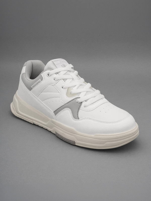 RED TAPE Comfortable Wear Sneakers For Men(White, Grey , 8)