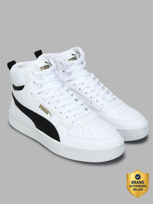 PUMA Caven 2.0 Mid Res Sneakers For Men(White , 9)