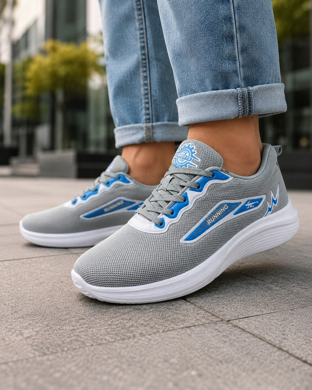 HACCA BACCA Stylish Grey Casual Sneakers For Women(Grey , 6)