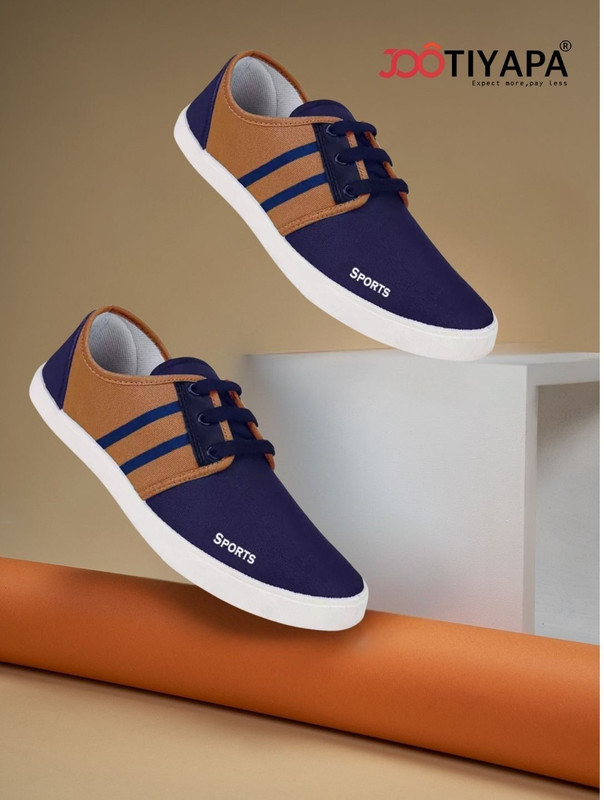 jootiyapa Sneakers For Men(Tan , 6)