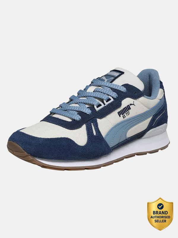PUMA RX 737 Vintage Update Sneakers For Men(White , 10)