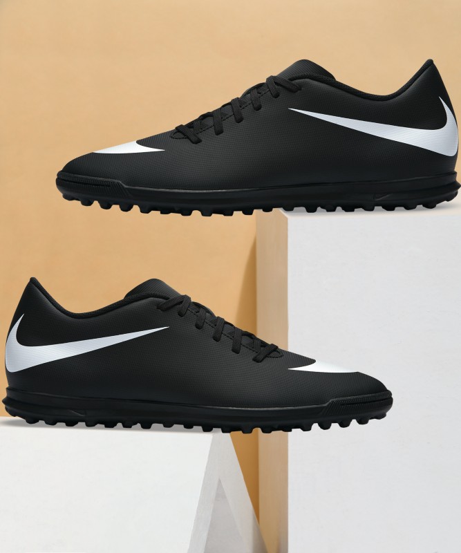 NIKE BRAVATA II TF Football Shoes For Men(White, Black)