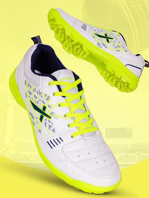 VECTOR X Blaster 22Y Synthetic Leather + Mesh Upper|Durable PVC Sole|Lightweight Cricket Shoes For Men(Multicolor , 9)