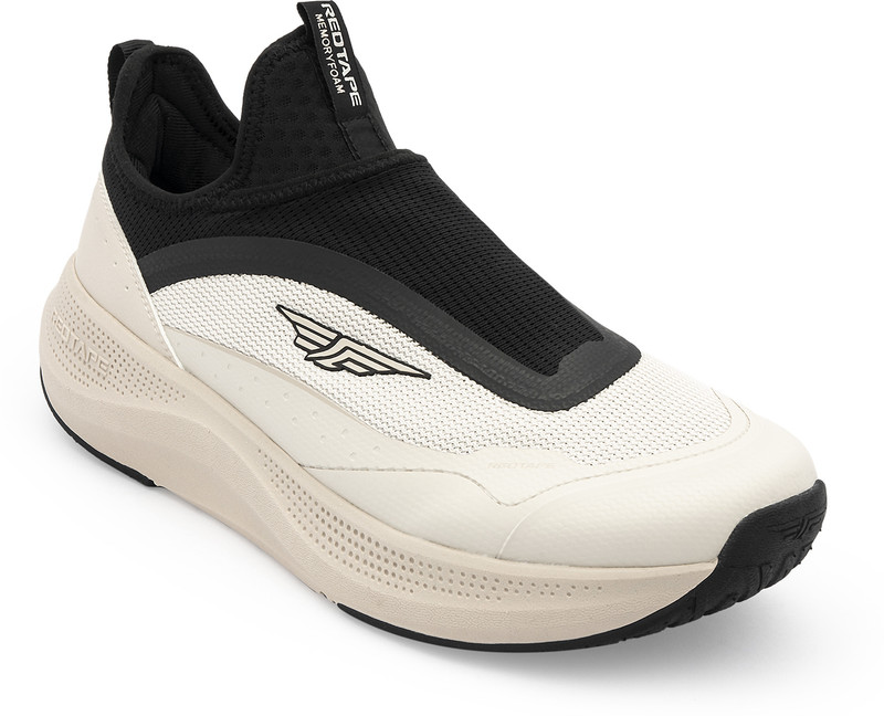RED TAPE Low Cut Walking Slip-On for Men in Beige | Walking Slip-On Walking Shoes For Men(Beige , 6)