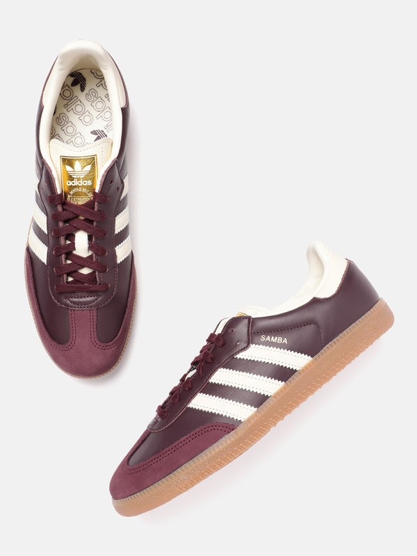 ADIDAS ORIGINALS SAMBA OG W Sneakers For Women(Burgundy , 9)