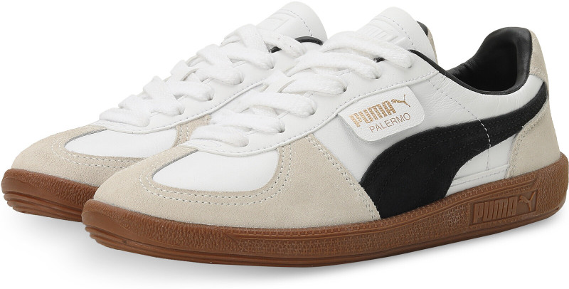 PUMA Palermo Lth Res Sneakers For Men(White , 10)