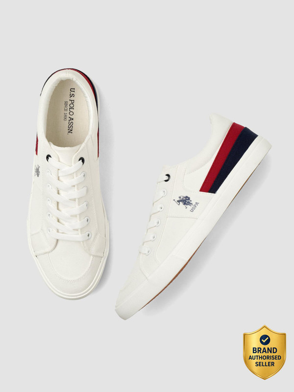 U.S. POLO ASSN. CLARKIN 6.0 Sneakers For Men(Off White , 9)