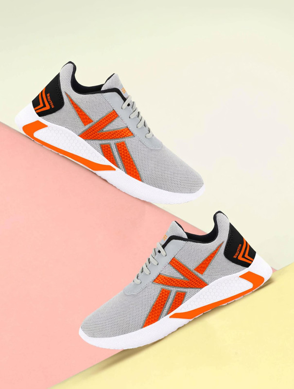BRUTON Sports shoes for men | Latest Stylish Casual for men |running shoes for boys Walking Shoes For Men(Grey , 9)