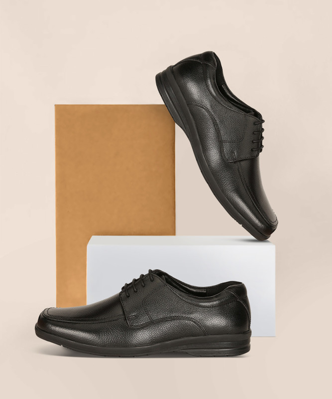 Bata Derby For Men(Black , 7)