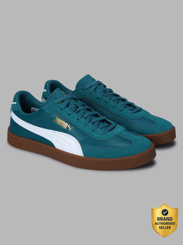 PUMA Club II Era Sneakers For Men(Green , 6)