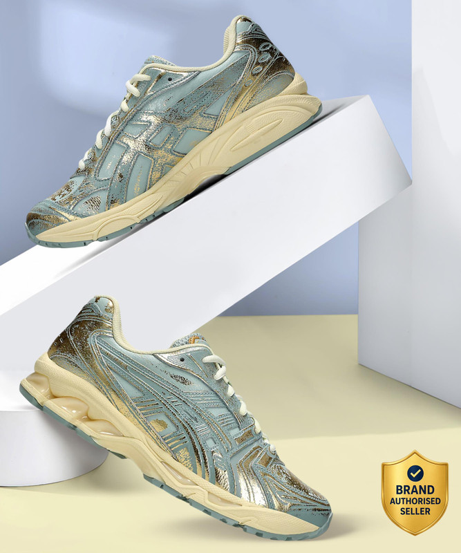 Asics GEL-KAYANO 14 Sneakers For Men(Gold , 9)
