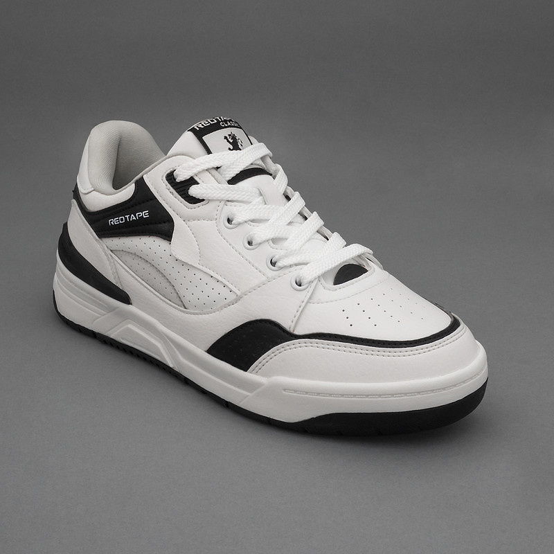RED TAPE Women's Lifestyle Sneakers for Casual White-Black