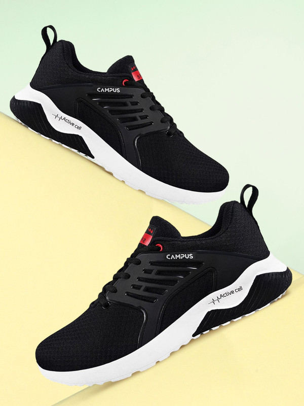 CAMPUS CRYSTA PRO Running Shoes For Men(Black , 7)