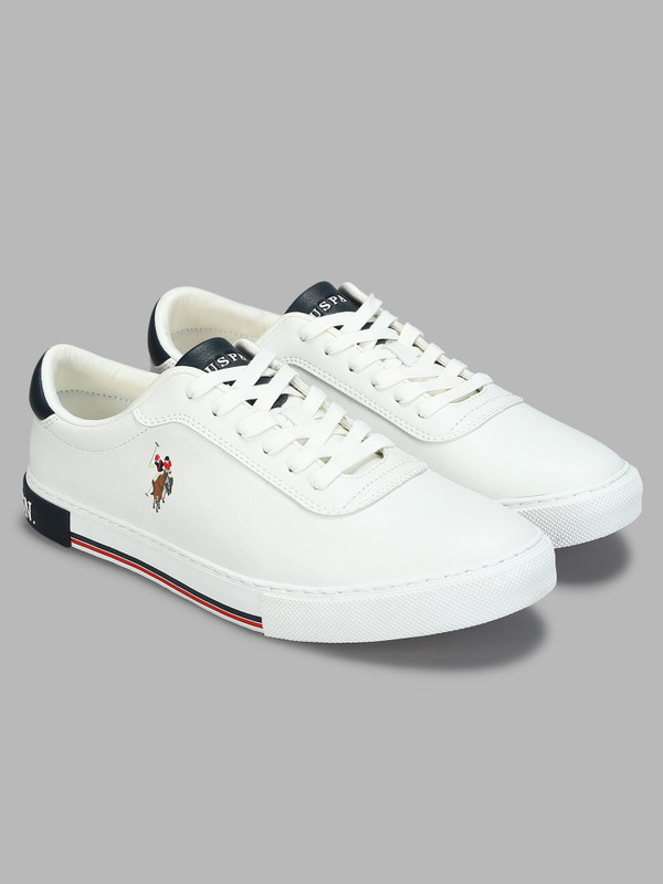 U.S. POLO ASSN. MOORE 5.0 Sneakers For Men(Off White , 6)