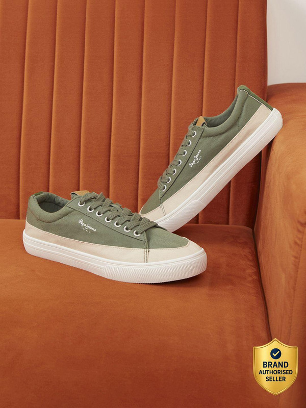 Pepe Jeans fashionable sneakers Sneakers For Men(Green , 7)