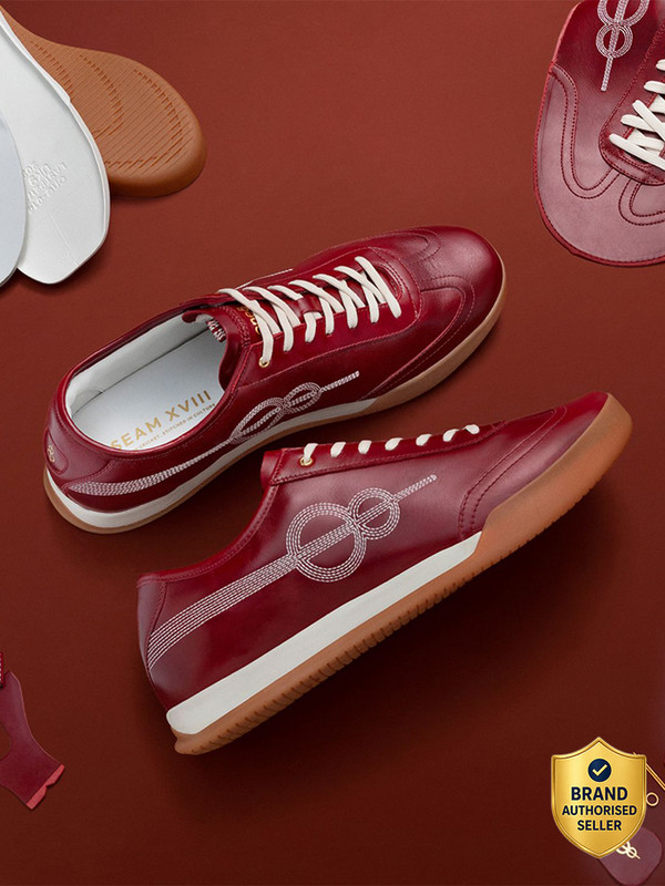 one8 Seam XVIII OG Sneakers For Men(Red , 10)