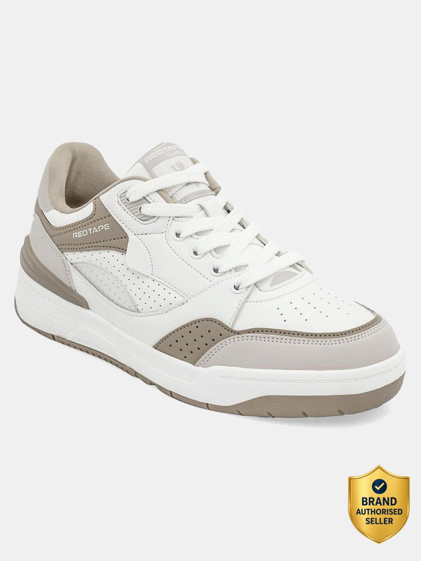 RED TAPE Women's Lifestyle Sneakers for Casual White/Beige