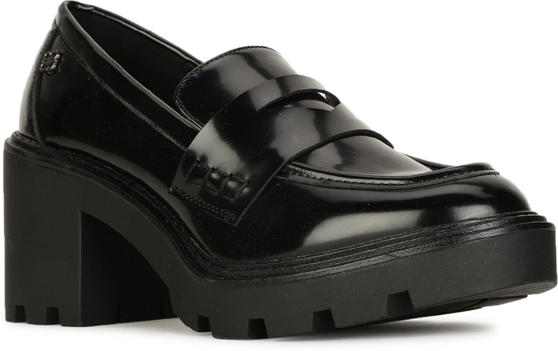 Bata 323LEADER07 Slip On Sneakers For Women(Black , 7)